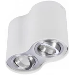 Azzardo BROSS AZ0784 Lampa sufitowa biała/aluminium 2-punktowa