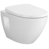 Cersanit MODUO PLUS OVAL S701-725 Miska WC wisząca 53 cm + deska wolnoopadająca Slim Wrap