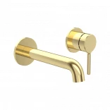 Delta PI bateria umywalkowa podtynkowa, złoty połysk