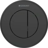 Geberit TYP 10 116.055.DW.1 Przycisk uruchamiający podtynkowy do WC pneumatyczny czarny/czarny mat