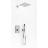 Kohlman NEXEN QW210UQ40 Podtynkowy zestaw prysznicowy z deszczownicą kwadratową 40x40