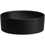 Laufen SAVOY H8129427161121 Umywalka nablatowa okrągła 42×42 cm czarny mat Laufen SAVOY H8129427161121 Umywalka nablatowa okrągła 42×42 cm czarny mat