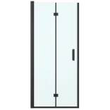 Oltens HALLAN 21200300 Drzwi prysznicowe wnękowe 80 cm czarne mat