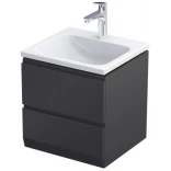 Oristo BRYLANT OR36-SD2S-50-8-V3 Szafka podumywalkowa 50 cm 2S czarny mat