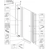 Sanplast FREE LINE 660-C1401 Profil regulacyjny do drzwi skrzydłowych DJ2/FREE