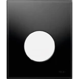 Tece TECEloop 9242654 Przycisk spłukujący ze szkła do pisuaru szkło czarne, przycisk biały