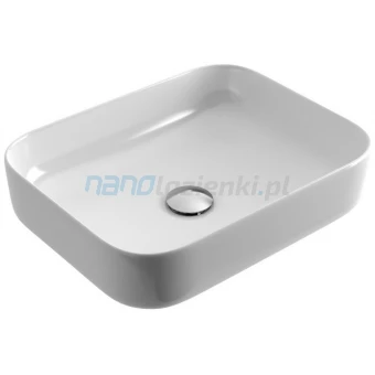 Actima CEAC.2401.WH Umywalka nablatowa prostokątna 51x40 cm CORI 51 Actima CEAC.2401.WH Umywalka nablatowa prostokątna 51x40 cm CORI 51