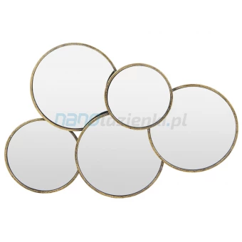 Casablanca 135652 Lustro dekoracyjne złote 83x58 metalowe