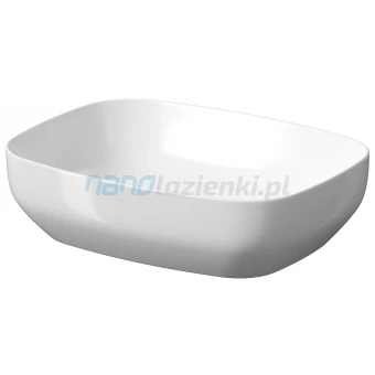 Cersanit LARGA K677-003 Umywalka nablatowa prostokątna 50x38 Cersanit LARGA K677-003 Umywalka nablatowa prostokątna 50x38