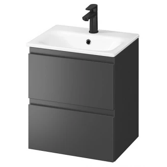 Cersanit MODUO-IN S801-471-DSM Szafka + umywalka 50 cm antracytowa mat Cersanit MODUO-IN S801-471-DSM Szafka + umywalka 50 cm antracytowa mat