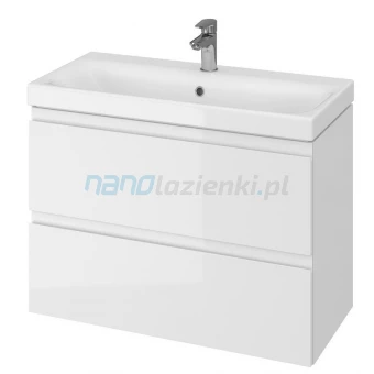 Cersanit MODUO SLIM S801-225-DSM Szafka z umywalką 80 cm biała Cersanit MODUO SLIM S801-225-DSM Szafka z umywalką 80 cm biała