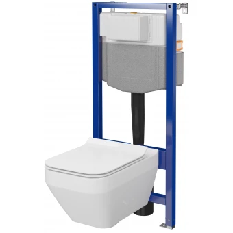 Cersanit  S701-810 Zestaw podtynkowy WC Cersanit CREA SQUARE/AQUA 50 PNEU