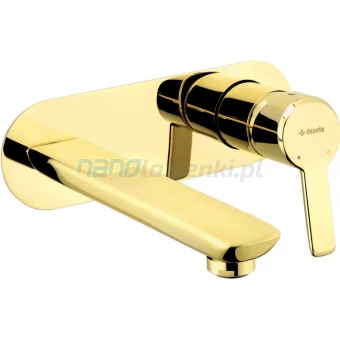 Deante ARNIKA GOLD BQA Z54L Bateria umywalkowa podtynkowa złota Deante ARNIKA GOLD BQA Z54L Bateria umywalkowa podtynkowa złota