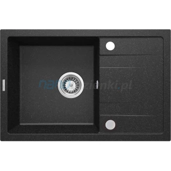 Deante CORIO ZRC 2113 Zlewozmywak 1-komorowy z ociekaczem grafitowy