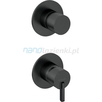 Deante SILIA BQS N44P Bateria wannowo-prysznicowa podtynkowa czarna mat