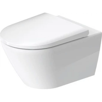 Duravit D-NEO 45770900A1 Miska wisząca WC bezkołnierzowa z deską wolnoopadającą