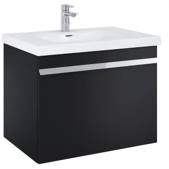 Elita MOODY 167685 / RE010700037160 Szafka pod umywalkę 70x49 1S+1S czarny mat