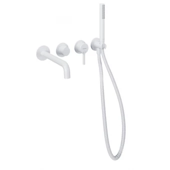 Excellent DELTA PI AREX.1244.K.02WH Zestaw wannowo-prysznicowy podtynkowy biały mat