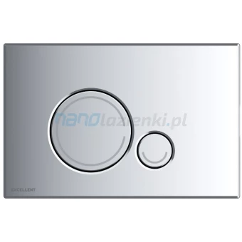 Excellent RINGO INEX.RI230.150.CR Przycisk spłukujący do WC chrom Excellent RINGO INEX.RI230.150.CR Przycisk spłukujący do WC chrom