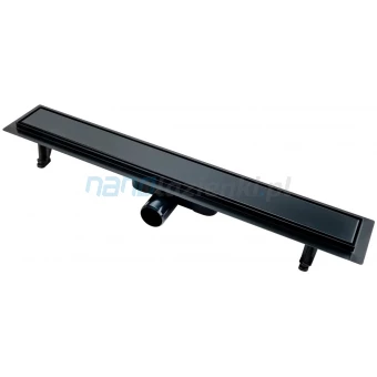 FDesign KLEOME FD7-401-60-22 Odpływ liniowy odwracalny z rusztem lub pod płytkę 60 cm czarny