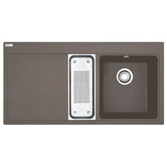 Franke MYTHOS 114.0330.981 Zlewozmywak 1,5-komorowy z ociekaczem 100x51 prawy MTG 651-100 mokka Franke MYTHOS 114.0330.981 Zlewozmywak 1,5-komorowy z ociekaczem 100x51 prawy MTG 651-100 mokka