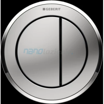 Geberit TYP 10 116.056.KN.1 Przycisk uruchamiający podtynkowy do WC SIGMA 8 cm dwudzielny, pneumatyczny, ręczny, chrom matowy Geberit TYP 10 116.056.KN.1 Przycisk uruchamiający podtynkowy do WC SIGMA 8 cm dwudzielny, pneumatyczny, ręczny, chrom matowy