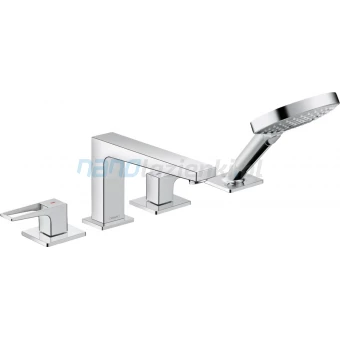Hansgrohe  METROPOL 74553000 Bateria na brzeg wanny 4-otworowa uchwyt loop