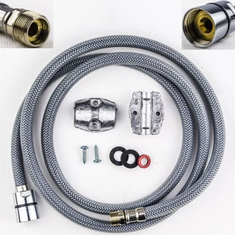 KFA 843-105-86 Wąż w oplocie nylonowym z ciężarkiem do baterii kuchennej KFA 843-105-86 Wąż w oplocie nylonowym z ciężarkiem do baterii kuchennej