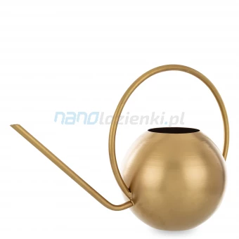 Konewka metalowa złota kula 160090