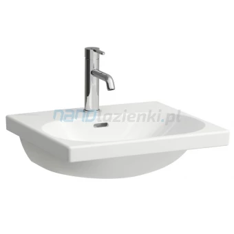 Laufen LUA H8100814001041 Umywalka ścienna 50x46 z otworem na baterię oraz przelewem LCC