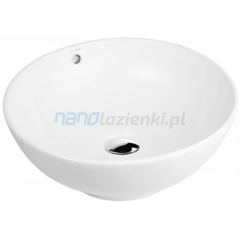 Oltens FANA 40312000 Umywalka nablatowa okrągła 42 cm Oltens FANA 40312000 Umywalka nablatowa okrągła 42 cm
