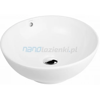 Oltens FANA 40812000 Umywalka nablatowa okrągła 42 cm z powłoką Oltens FANA 40812000 Umywalka nablatowa okrągła 42 cm z powłoką