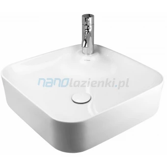 Oltens LYSAKE 41808000 Umywalka nablatowa kwadratowa 42,5 cm z powłoką Oltens LYSAKE 41808000 Umywalka nablatowa kwadratowa 42,5 cm z powłoką
