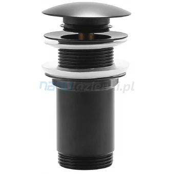 Oltens ROVDE 05200300 Korek klik-klak bez przelewu czarny mat