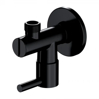 Omnires 8857BL Zawór kątowy czarny półmat