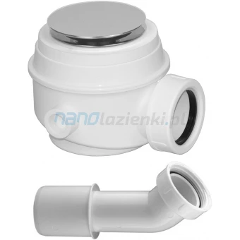 Omnires WB01X CR Syfon wannowo-brodzikowy z mechanizmem klik-klak