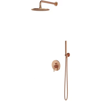 Omnires Y SYSY35CPB Bateria wannowo-prysznicowa podtynkowa + zestaw prysznicowy miedź szczotkowana