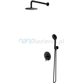 Omnires Y SYSY38BL System wannowy podtynkowy czarny