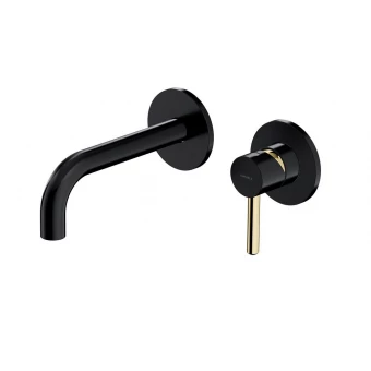 Omnires Y Y1215HBLGL Bateria umywalkowa podtynkowa czarna/złota