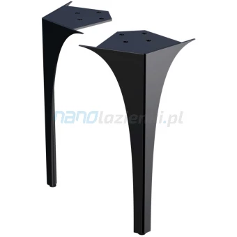 Oristo LOUIS OR50-A-NOF-82-7 Nogi przednie do szafek 82 cm czarne Oristo LOUIS OR50-A-NOF-82-7 Nogi przednie do szafek 82 cm czarne