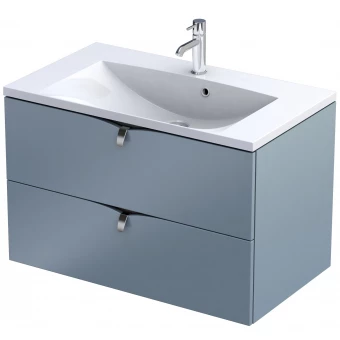 Oristo SIENA OR45-SD2S-80-16 Szafka podumywalkowa 80 cm 2S szaroniebieska mat