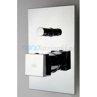 Paffoni LEVEL CUBO LEC 015 Bateria wannowo-prysznicowa podtynkowa