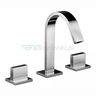 Paffoni LEVEL PIATTA LEP 052 Bateria umywalkowa 3-otworowa