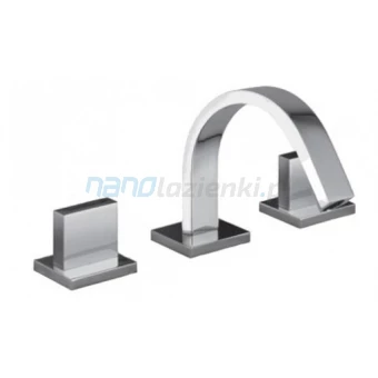 Paffoni LEVEL PIATTA LEP 119 Bateria bidetowa 3-otworowa,