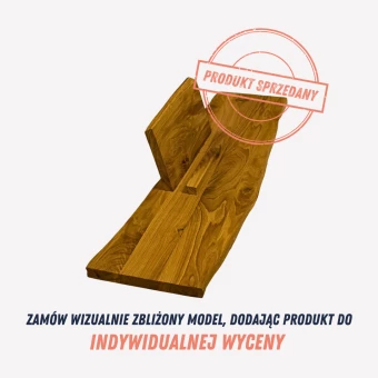 Półka na wannę z podparciem na książkę, nieregularny kształt