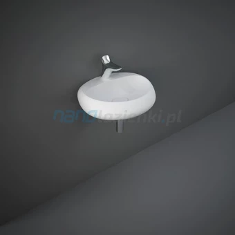RAK Ceramics CLOUD CLOWB6501500A Umywalka ścienna 65x44 biała mat