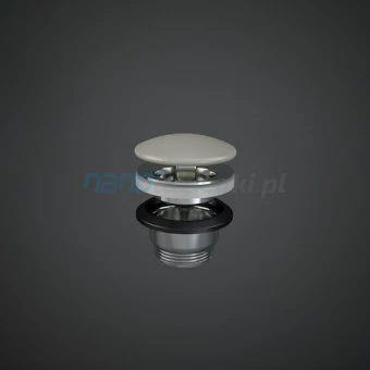 RAK Ceramics RAK-DUO DUO002505A Korek umywalkowy z maskownicą ceramiczną beż mat