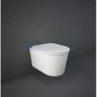RAK Ceramics VALET VALWC1446500A Miska WC wisząca bez kołnierza 56x36,3 biała mat