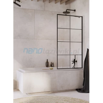 Radaway IDEA PNJ 10001100-54-55 Parawan nawannowy 100x150 czarny/factory