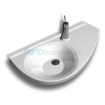 Ravak KONCEPTY RAVAK XJ1P1100000 Umywalka 85x45 cm Avocado P z otworami, biała